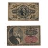 Image 1 : United States 10 Cent & 25 Cent Fractional Banknotes