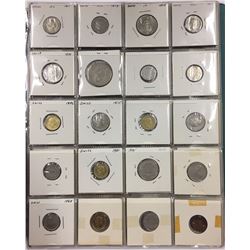 Over 170 Coins In Binder - Barbados, Portugal, Spain, Switzerland, Venezuela, Yugoslavia - Estate Lo