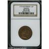 Image 1 : 1773 1/2P  Virginia Halfpenny, No Period MS62 Red and