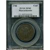 Image 3 : 1788 1C  Massachusetts Cent XF40 PCGS. Period after