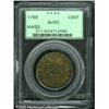 Image 1 : 1788 1C  Massachusetts Cent AU50 PCGS. Ryder 8-C, R