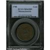 Image 3 : 1788 1C  Massachusetts Cent MS62 Brown PCGS. Ryder