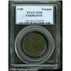 Image 1 : 1785 COPPER  Vermont Copper, VERMONTS VF20 PCGS. RR