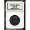 Image 3 : 1791 1C  Washington Small Eagle Cent MS63 Brown NGC.