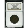 Image 1 : 1787 1C  Fugio Cent, Club Rays, Rounded Ends VF25 NGC