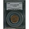 Image 1 : 1828 1/2 C  13 Stars MS64 Red and Brown PCGS. B-2,