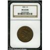 Image 1 : 1832 1C  Large Letters MS65 Brown NGC. N-2, Low R.3