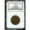 Image 1 : 1851 1C  MS65 Brown NGC. N-27, Low R.5. A suitably
