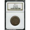 Image 1 : 1852 1C  MS65 Brown NGC. N-8, R.2. A rose-tinged Ge