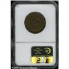 Image 2 : 1854 1C  MS64 Brown NGC. N-11, R.2. Golden-brown co