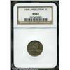 Image 1 : 1858 1C  Large Letters MS64 NGC. Softly struck on t