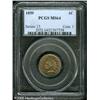 Image 1 : 1859 1C  MS64 PCGS. Light chestnut-gold color domin