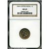 Image 1 : 1864 1C  Copper-Nickel MS65 NGC. Brassy-tan surface