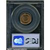 Image 2 : 1865 1C  Fancy 5 MS65 Red PCGS. A crisply struck Ge