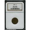 Image 1 : 1869 1C  MS64 Brown NGC. Light brown patination, wi