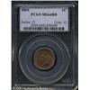 Image 1 : 1869 1C  MS64 Red and Brown PCGS. Snow-4, "Very Sca