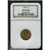 Image 3 : 1870 1C  MS65 Red NGC. An exemplary 1870 Indian cen