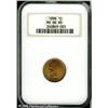 Image 1 : 1898 1C  MS66 Red NGC. This splendid premium Gem di