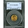Image 1 : 1902 1C  MS65 Red PCGS. A beautiful olive-gold Gem.