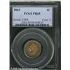 Image 3 : 1863 1C  PR65 PCGS. Slanting die lines immediately
