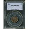 Image 1 : 1865 1C  PR65 Red and Brown PCGS. Sharply struck, w