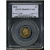 Image 3 : 1868 1C  PR66 Red Cameo PCGS. Curiously, the revers