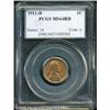 Image 1 : 1911-D 1C  MS64 Red PCGS. Sharply struck, the even