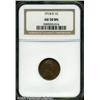 Image 1 : 1914-D 1C  AU50 NGC. This key date has pleasing med