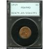 Image 1 : 1915 1C  MS65 Red PCGS.  Lustrous surfaces reveal o