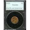 Image 3 : 1915 1C  MS66 Red PCGS. A pinpoint strike, radiant