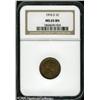 Image 1 : 1916-S 1C  MS65 Brown NGC. Well struck with very de