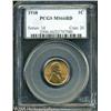 Image 3 : 1918 1C  MS66 Red PCGS. With a mintage of 288 milli