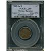 Image 3 : 1922 No D 1C  Strong Reverse AU50 PCGS. While the o