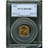 Image 1 : 1927 1C  MS66 Red PCGS. An exceptionally attractive