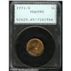 Image 1 : 1931-S 1C  MS65 Red PCGS. Sharply struck and lustro