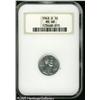 Image 1 : 1943-S 1C  MS68 NGC. Sharply struck with bright, se