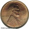 Image 1 : 1916 1C  PR66 Red NGC. The 1916 (1,050 pieces produ