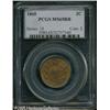 Image 1 : 1865 2C  MS65 Red and Brown PCGS. Mostly red and mi
