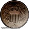 Image 1 : 1869 2C  PR67 Red and Brown PCGS. Only 600 proofs a