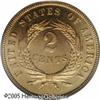 Image 2 : 1869 2C  PR67 Red and Brown PCGS. Only 600 proofs a