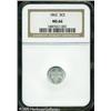 Image 1 : 1862 3CS  MS66 NGC. Sharply struck and free of clas