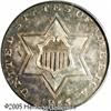 Image 1 : 1855 3CS  PR65 PCGS. Breen-2920. Doubled Date. The