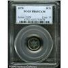 Image 1 : 1870 3CS  PR65 Cameo PCGS. A very flashy, glassy mi