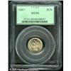 Image 1 : 1867 3CN  MS66 PCGS. The 1867 is seldom found in th