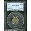 Image 3 : 1872 3CN  MS66 PCGS. A remarkable, fully frosty spe