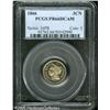 Image 3 : 1866 3CN  PR66 Deep Cameo PCGS. A splendid ice-whit