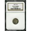 Image 3 : 1868 3CN  PR67 Cameo NGC. A completely untoned and