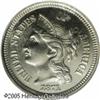 Image 1 : 1871 3CN  PR67 NGC. Untoned with bright, chrome-lik
