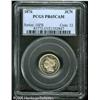 Image 1 : 1876 3CN  PR65 Cameo PCGS. Essentially untoned and