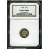 Image 1 : 1876 3CN  PR66 Cameo NGC. Exquisitely struck, and v
